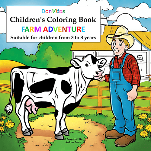 FARM ADVENTURE
(DonVitos children's colouring books)